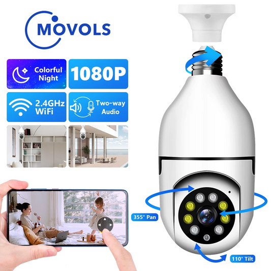 Bulb Camera Security Monitor