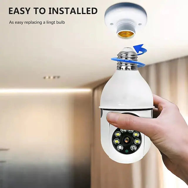 Bulb Camera Security Monitor