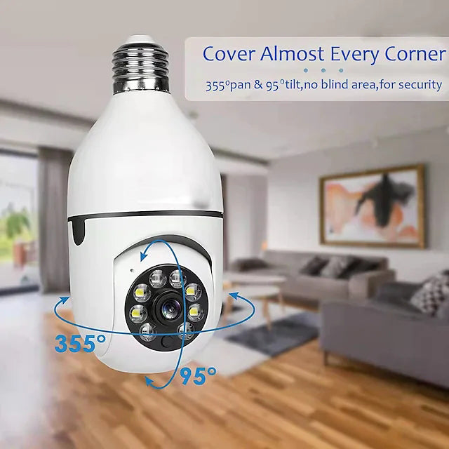 Bulb Camera Security Monitor